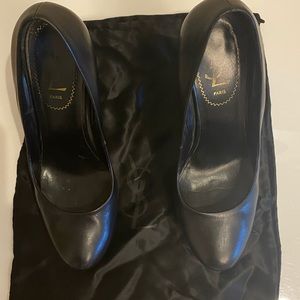 SAINT LAURENT Tribute Too Platform Pumps